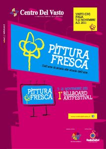 Locandina Billboard Art Festival 2011